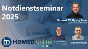 Notdienstseminar “Fit für jeden Notfall” ONLINE 2025